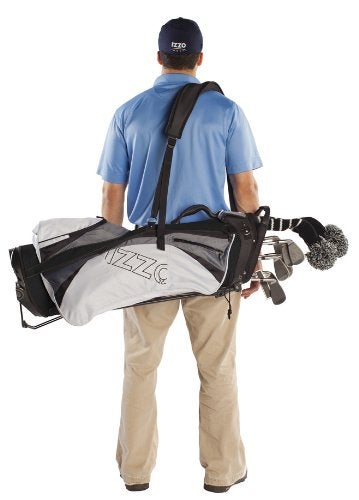 IZZO Golf Sidewinder Replacement Golf Bag Strap,Black - Image 2