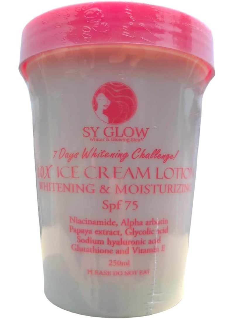 SY Glow Moisturizing Whitening Lotion with Papaya Extract & Vitamin E Enjoy softer, smoother skin with a formula enriched with papaya extract and vitamin E. Perfect for maintaining hydration while supporting a naturally luminous glow. - Image 4