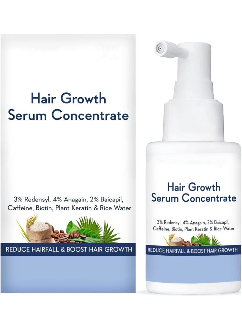 SYOSI WishCare Hair Growth Serum (30ml)ï¼Œ3% Redensyl, 4% Anagain, 2% Baicapil with Caffeine, Biotin, Plant Keratin, and Rice Water â€“ Hair Growth Treatment for Men & Women - Image 1