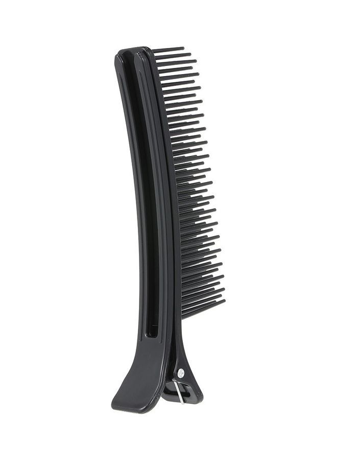 NIBEMINENT 2-In-1 Hair Dressing Comb Black 15x4cm - Image 1