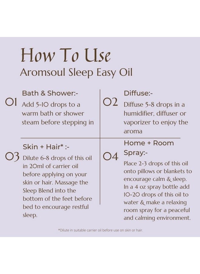 Aromsoul Sleep Easy Essential Oil Blend 15 Ml  - Image 4
