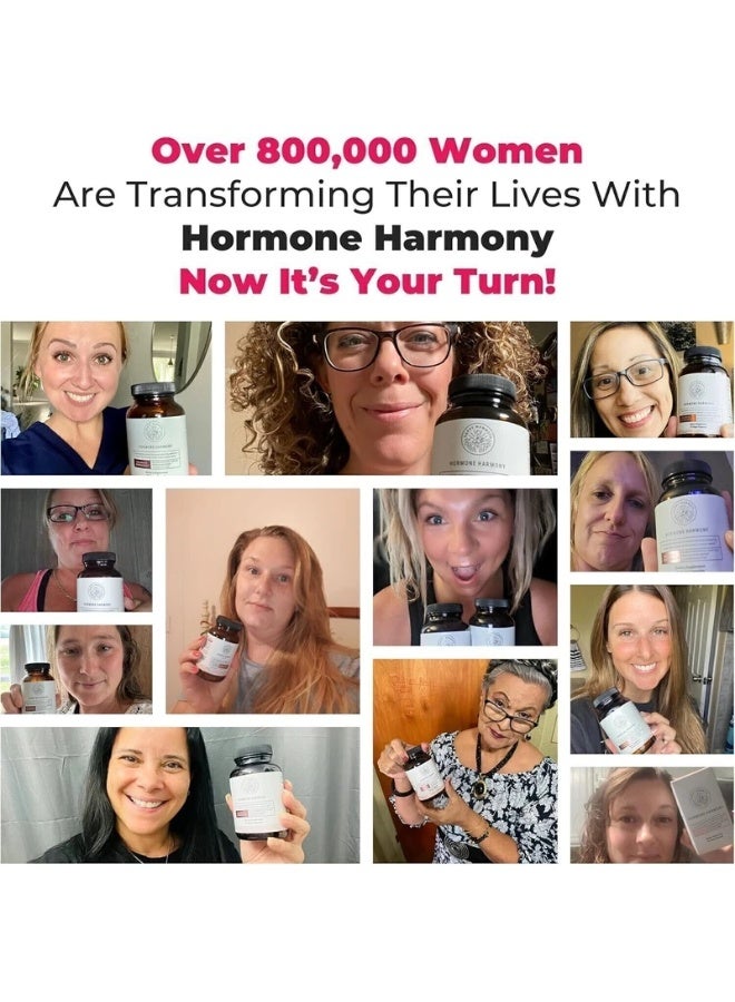 MEOED Hormone Harmony — Natural Hormonal Support for Women, 72 Vegan Capsules – Stress, Mood & Menopause Aid - Image 3