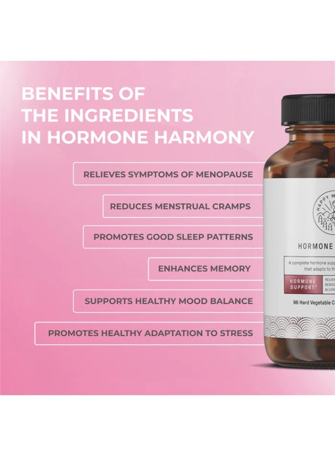 MEOED Hormone Harmony — Natural Hormonal Support for Women, 72 Vegan Capsules – Stress, Mood & Menopause Aid - Image 4