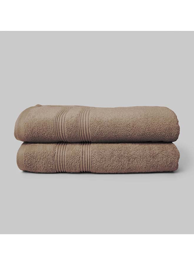 La'Marvel 2 Pieces Bath / Sheet / Pool Towel by La'Marvel, Affogat 550 GSM 100% Cotton Luxury Home Towels  - Image 1