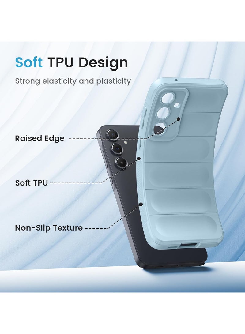 general For Samsung Galaxy A55 5G Case [3D Ergonomic Design], Rugged Thin Soft TPU Shockproof Cover for Samsung Galaxy A55, with Non-Slip Textured Side Frames and Soft Microfiber Lining - Image 2