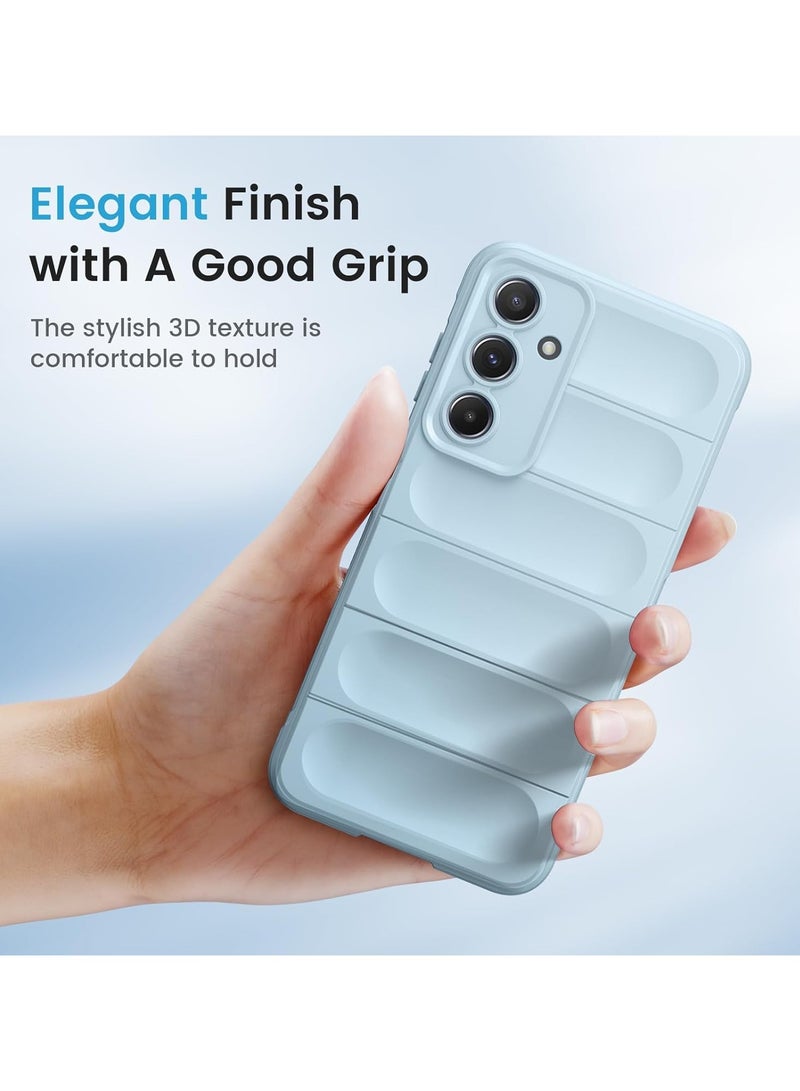 general For Samsung Galaxy A55 5G Case [3D Ergonomic Design], Rugged Thin Soft TPU Shockproof Cover for Samsung Galaxy A55, with Non-Slip Textured Side Frames and Soft Microfiber Lining - Image 3