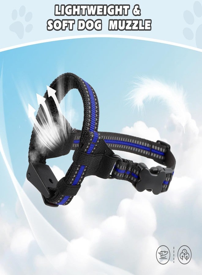 BONTHEE Dog Muzzle,Anti-Bite Adjustable Breathable Soft Muzzle for Small Medium Large Dogs - Vet Visits, Grooming & Training - Secure Fit, Lightweight Design,Allows Panting and Drinking - Image 5