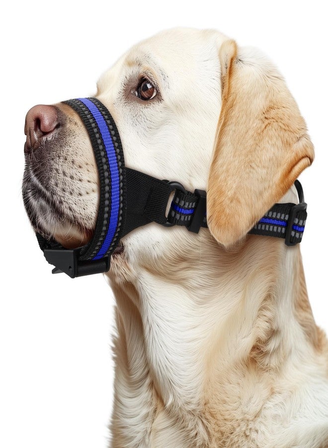 BONTHEE Dog Muzzle,Anti-Bite Adjustable Breathable Soft Muzzle for Small Medium Large Dogs - Vet Visits, Grooming & Training - Secure Fit, Lightweight Design,Allows Panting and Drinking - Image 1