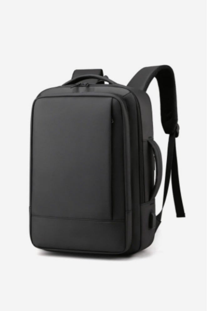 حقيبة ظهر للكمبيوتر المحمول للأعمال، حقيبة ظهر متينة رفيعة للسفر مع منفذ شحن USB، حقيبة ظهر جامعية، حقيبة كمبيوتر هدايا للرجال والنساء، تناسب الكمبيوتر المحمول - Image 1