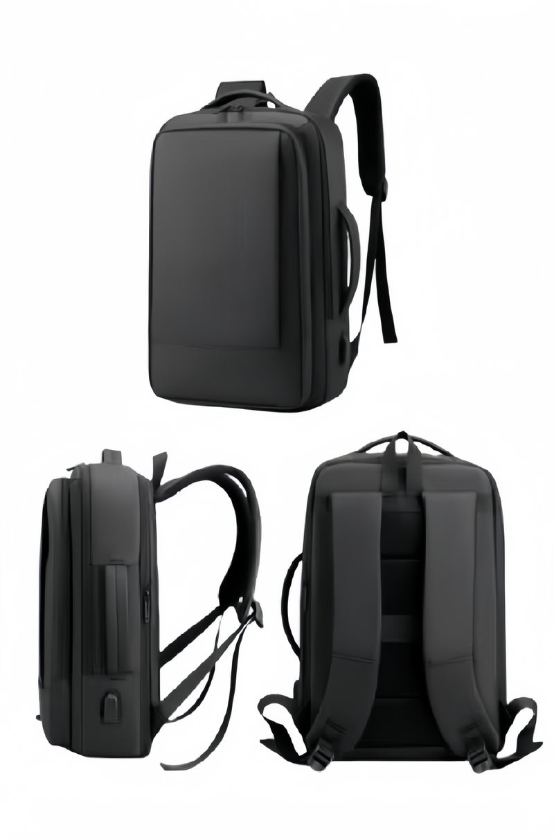 حقيبة ظهر للكمبيوتر المحمول للأعمال، حقيبة ظهر متينة رفيعة للسفر مع منفذ شحن USB، حقيبة ظهر جامعية، حقيبة كمبيوتر هدايا للرجال والنساء، تناسب الكمبيوتر المحمول - Image 5