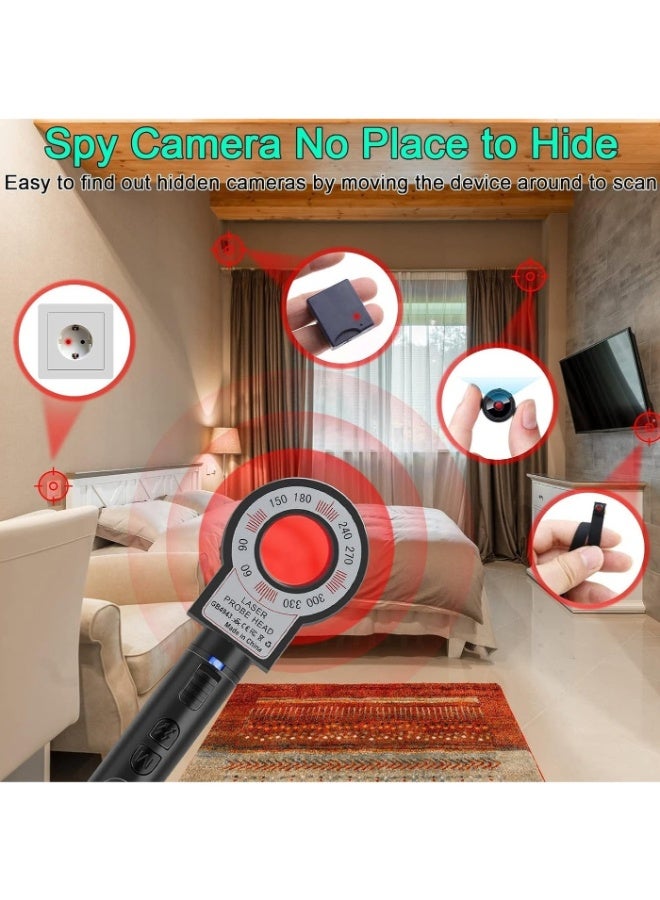 Boyi Hidden Camera Detectors, Bug Detector Anti Spy Detector RF Detector Signal Scanner GPS Tracking Listening Device Finder with 12 Levels Sensitivity and 4 Professional Modes for Travel, Home - Image 3