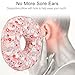 Heal n Hope Ear Piercing Pillow for Side Sleeping CHN Pillow with Hole for Side Sleepers Ear Pain Inflammation Pressure Sores OShaped Donut Guard Pink Goose - Image 4