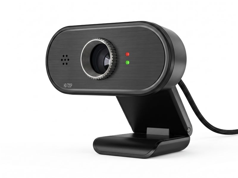 T-Dagger Eagle HD 720P Webcam with Built-in Microphone, Black, Suitable for Live Streaming, Meetings, and Distance Learning, Supports Plug & Play, Model TGW620