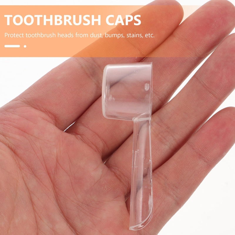 10 Pcs Electric Toothbrush Caps Dustproof Covers Reusable Travel Protection Cover - Image 5