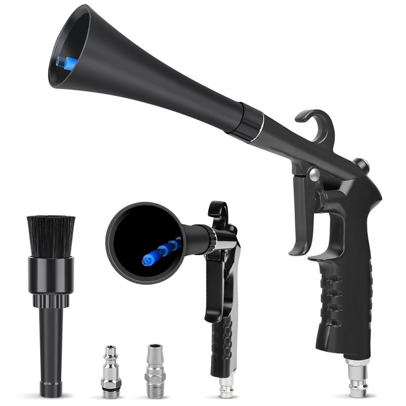 PARAROSE Car Cleaning Gun Detailing Interior Dryer Air Blow Gun, High Pressure Blower Gun, Car Detailing Kit Interior Cleaner, Car Detailing Tools for Car Quickly Blasts Dirt and Dust Works with Air - Image 1