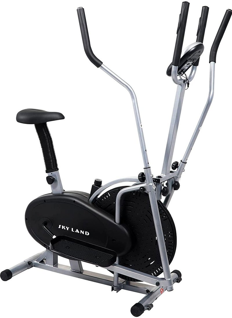 Sky Land - 2 In 1 Elliptical Cross Trainer Exercise Bike - Image 1