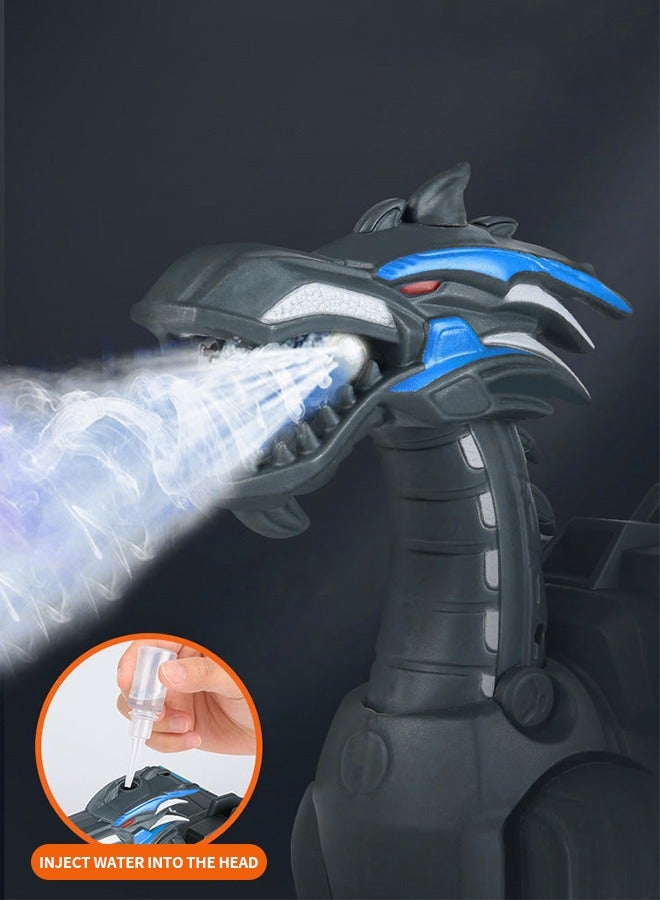 DURKU Realistic Electric Walking Dinosaur Model with LED Lighting, Water Spray, and Roaring Sound - Perfect Electric Toy for Kids - Image 2