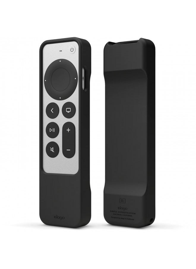 Elago elago R1 Case Compatible with 2022 Apple TV 4K Siri Remote 3rd Gen, Compatible with 2021 Apple TV Siri Remote 2nd Gen- Magnet Technology, Lanyard Included, Full Access to All Functions [Black]  - Image 2