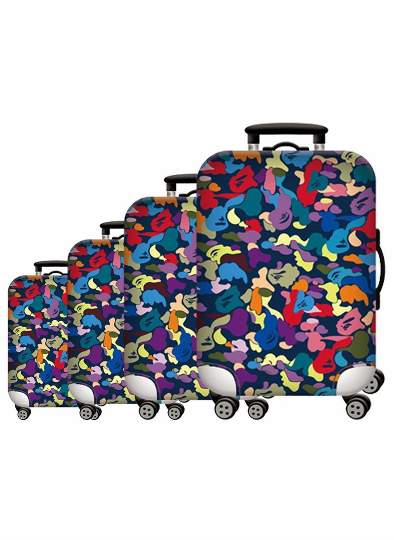 HomarKet - Polyester Luggage Cover Protector Travel Luggage Elastic Cover Washable Suitcase Cover Luggage Sleeve - Image 1
