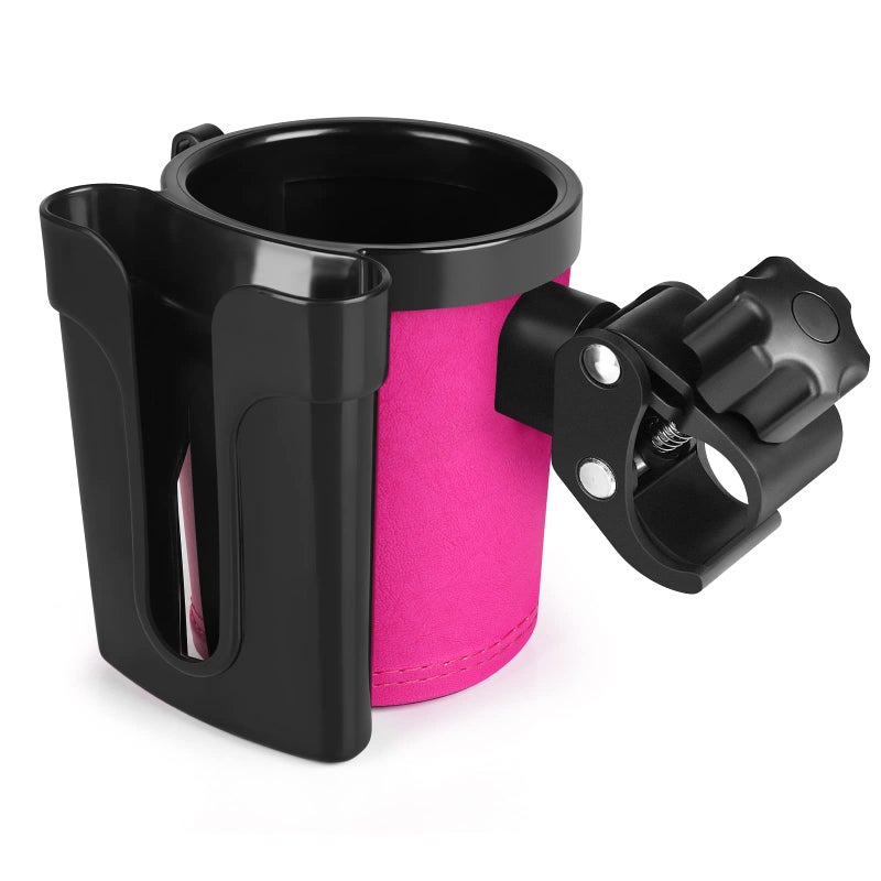 Accmor Stroller Cup Holder with Phone Keys Holder, 3-in-1 Universal Cup Holder, Drinks Bottle Holder for Stroller, Bike, Wheelchair, Walker, Scooter - Image 2