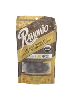 raWMio Rawmio, Oat Milk Chocolate Covered Toasted Hazelnuts, 2 oz (56.7 g)  - Image 1