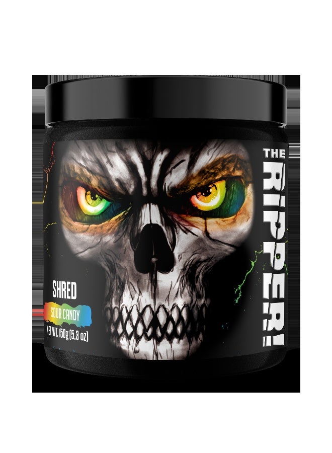 JNX Sports The Ripper! Fat Burner Pre-Workout Sour Candy – 30 Serves Thermogenic Formula + Appetite Suppressant L-Carnitine, Taurine & Raspberry Ketones - Image 1