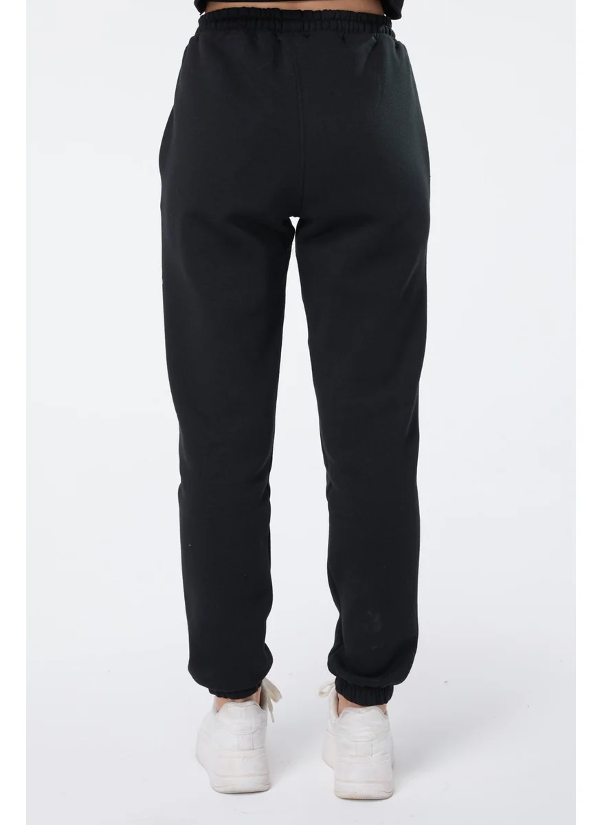 Tofisa 23732-BLACK Sweatpants
