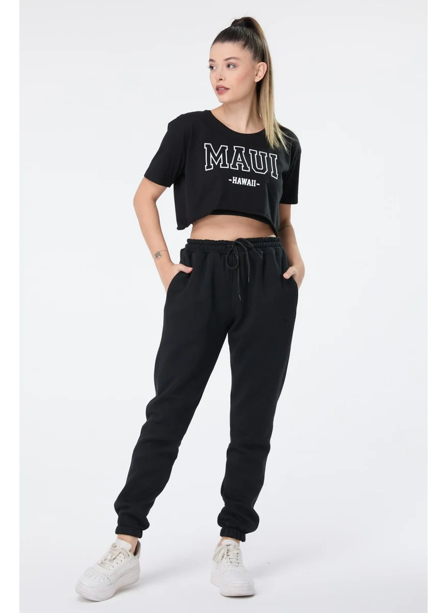 Tofisa 23732-BLACK Sweatpants