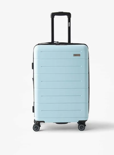 وايف Textured Hardcase Luggage Trolley Bag with Retractable Handle