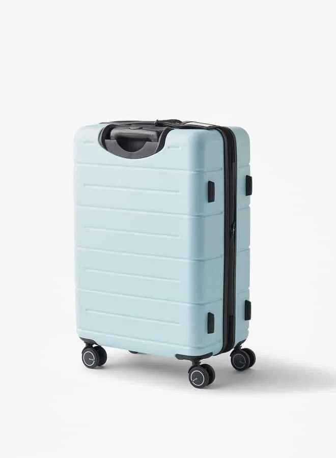 وايف Textured Hardcase Luggage Trolley Bag with Retractable Handle