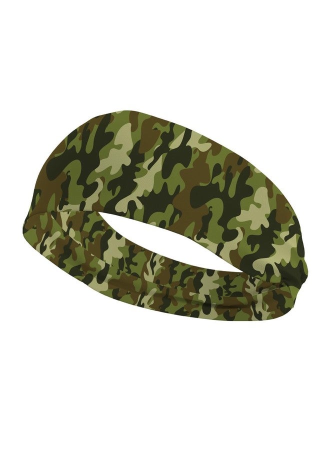 BBTDIN Camouflage Wide Hair Band Headwear BW41 (Camo-C) - Image 1