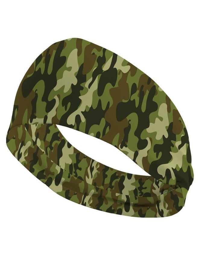 BBTDIN Camouflage Wide Hair Band Headwear BW41 (Camo-C) - Image 2