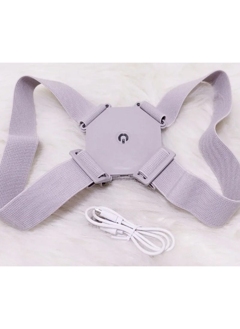 Posture Corrector for Women Men and Children Adjustable Angle Straightener Back Brace with Built-in Smart Sensor Vibration Reminder for Spine Support Neck Shoulder Back Pain Relief