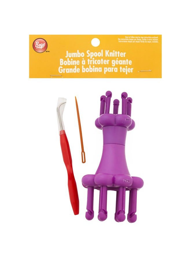 Boye Loom Craft Kit Jumbo Spool Knitting Set - Image 1