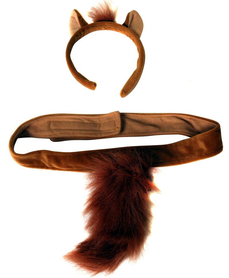 Making Believe Plush Horse Headband Ears and Tail Costume Set - Image 3