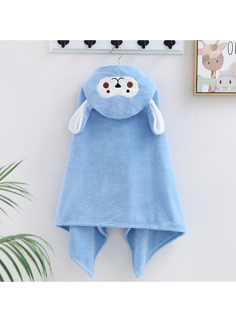 Loquat With Hood Coral Fleece Cloaks Bath Towels