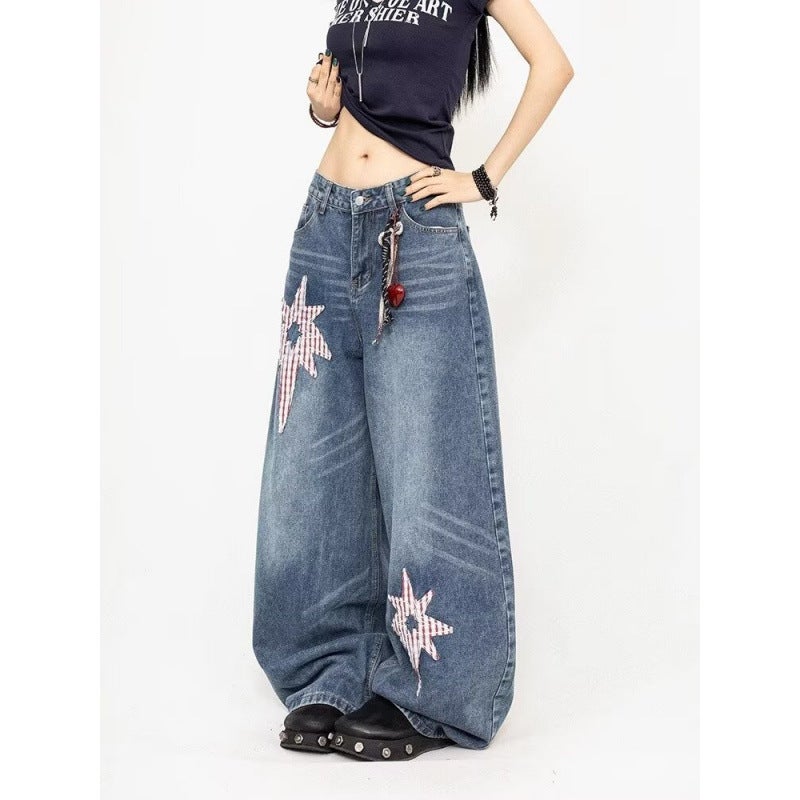 Unisex Classic Denim Jeans Loose Fit Daily Outdoor Wear - Image 4