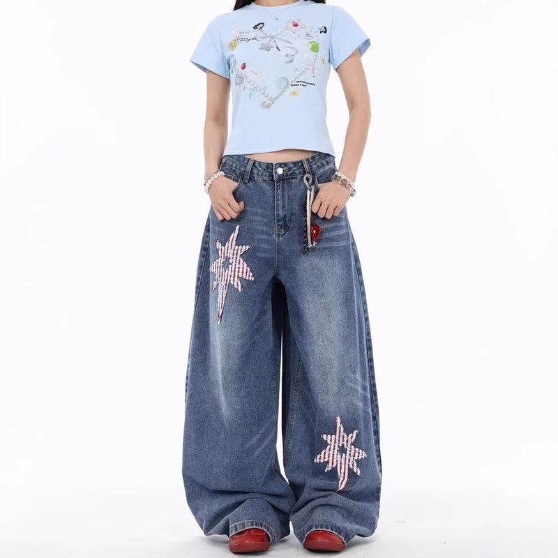 Unisex Classic Denim Jeans Loose Fit Daily Outdoor Wear - Image 5