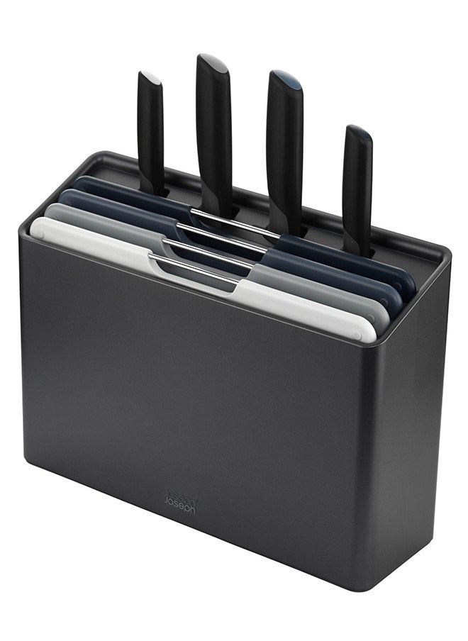 Joseph Joseph - Folio Plus 8 Pcs Colour Coded Knife and Chopping Board Set Multicolour - Image 1
