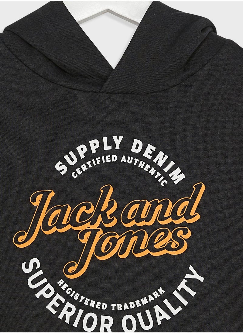 Jack & Jones Junior - Kids Logo Hoodie - Image 1