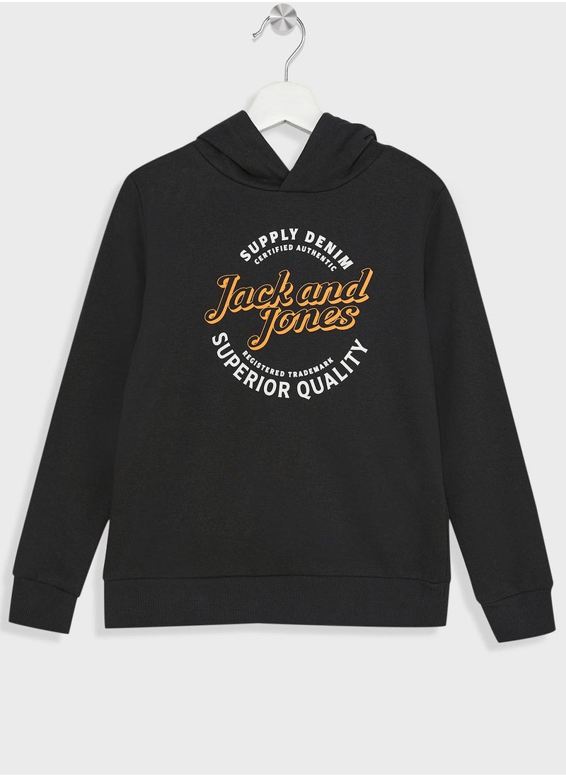 Jack & Jones Junior - Kids Logo Hoodie - Image 1