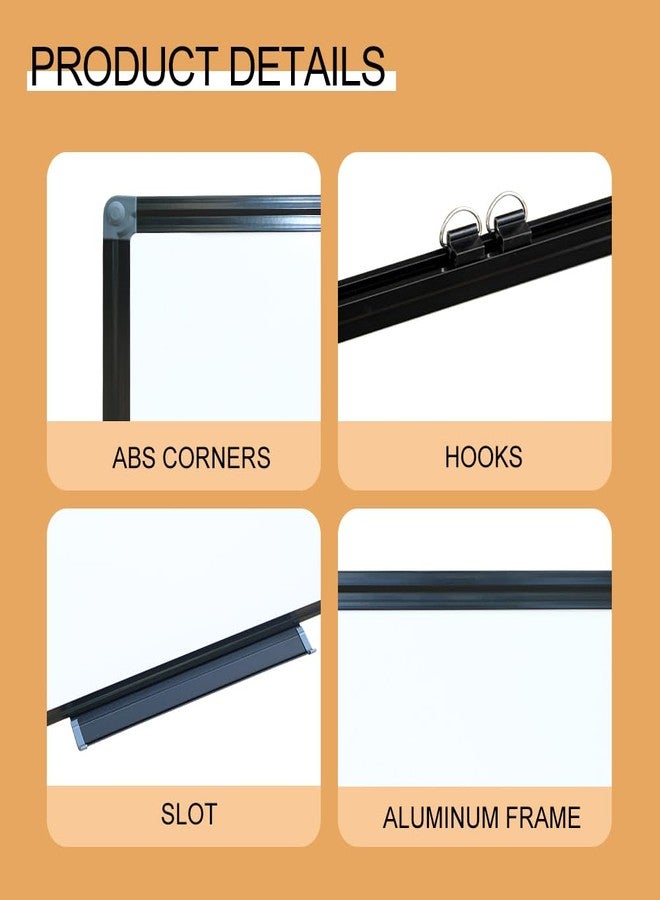 NEWPUTE Dry Erase White Board - 36 X 24 Inches Magnetic Hanging Whiteboard for Wall with Black Aluminum Frame for Home, Classroom,Office - Image 5