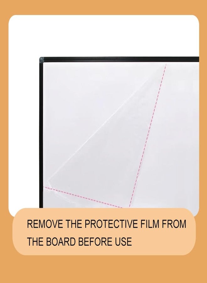 NEWPUTE Dry Erase White Board - 36 X 24 Inches Magnetic Hanging Whiteboard for Wall with Black Aluminum Frame for Home, Classroom,Office - Image 4