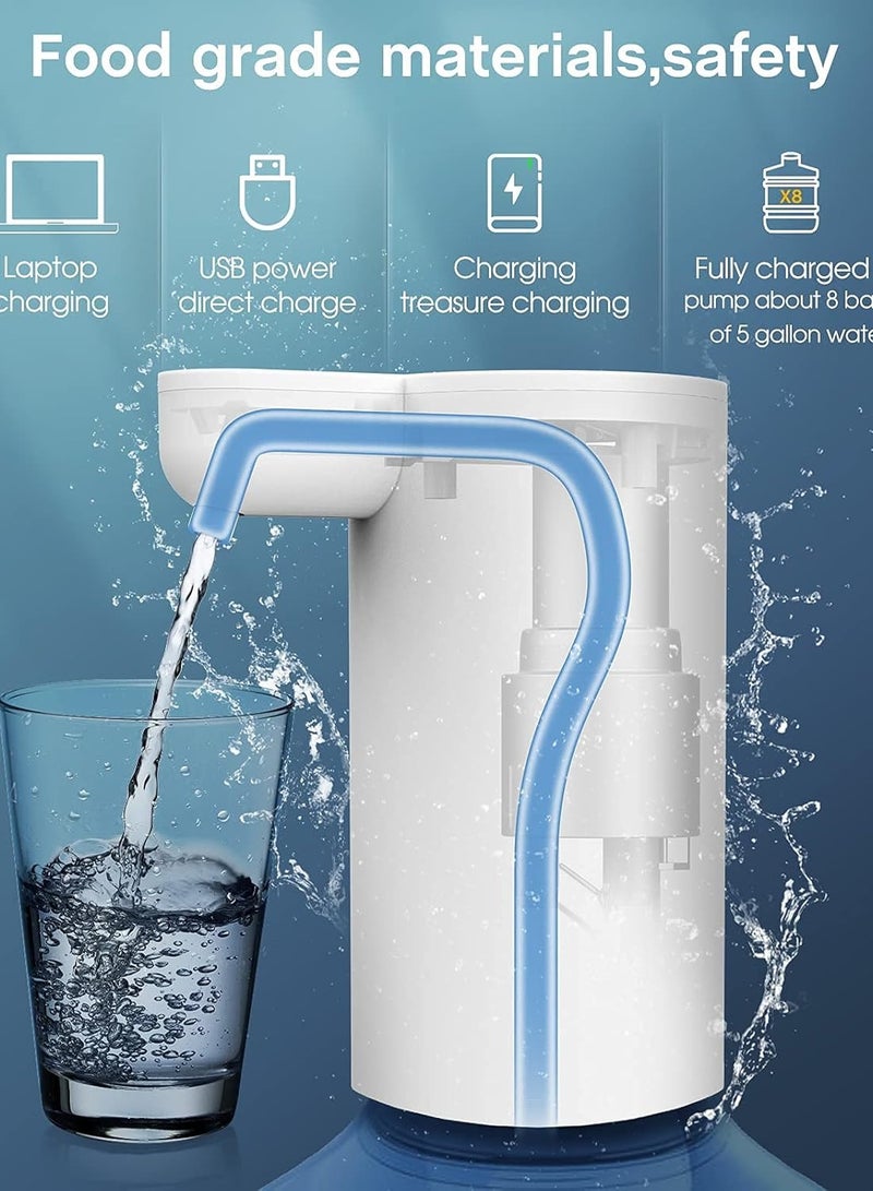 Automatic Water Dispenser Pump – USB Rechargeable for 5 Gallon Bottles