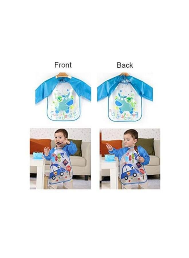 Long Sleeve Feeding Bibs Pack Of 2 - Image 3