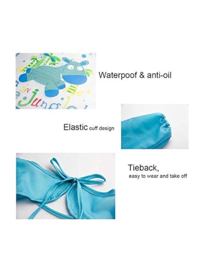 Long Sleeve Feeding Bibs Pack Of 2 - Image 2