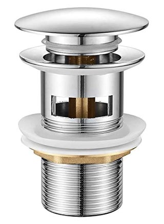 M20502 Pop Up Sink Plug Replacement, Basin Waste, Slotted Click Clack Waste with Overflow, Bathroom Sink Plug, 1/4" BSP, Chrome (with overflow) - pzsku/ZCF34B1DAC5BFBCE727D9Z/45/_/1715830586/d31a66b1-c21a-4a9c-99e6-c0f458384174