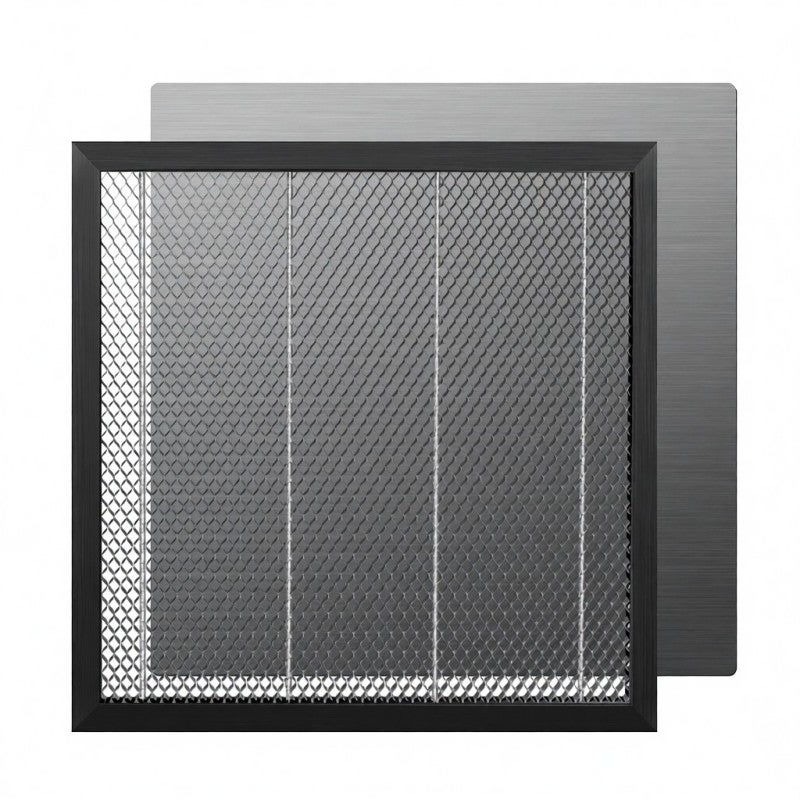 Acmer TEVOUP ACMER-E10 Cutting Honeycomb Working Table Board Steel Panel Platform 440x440mm for CO2 or Diode Engraver Cutting Machine Compatible with NEJE/XTOOL/ORTUR/SCULPFUN Easy-observing - Image 1