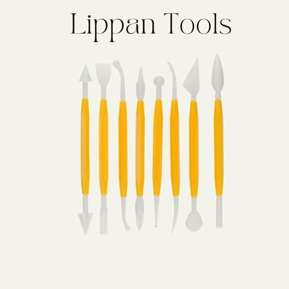 Decordial 8" MDF Lippan Art Materials kit with lippan Art Tools for Art and Craft, Home Decor Items, Wall hanhing Decor kit - Image 4