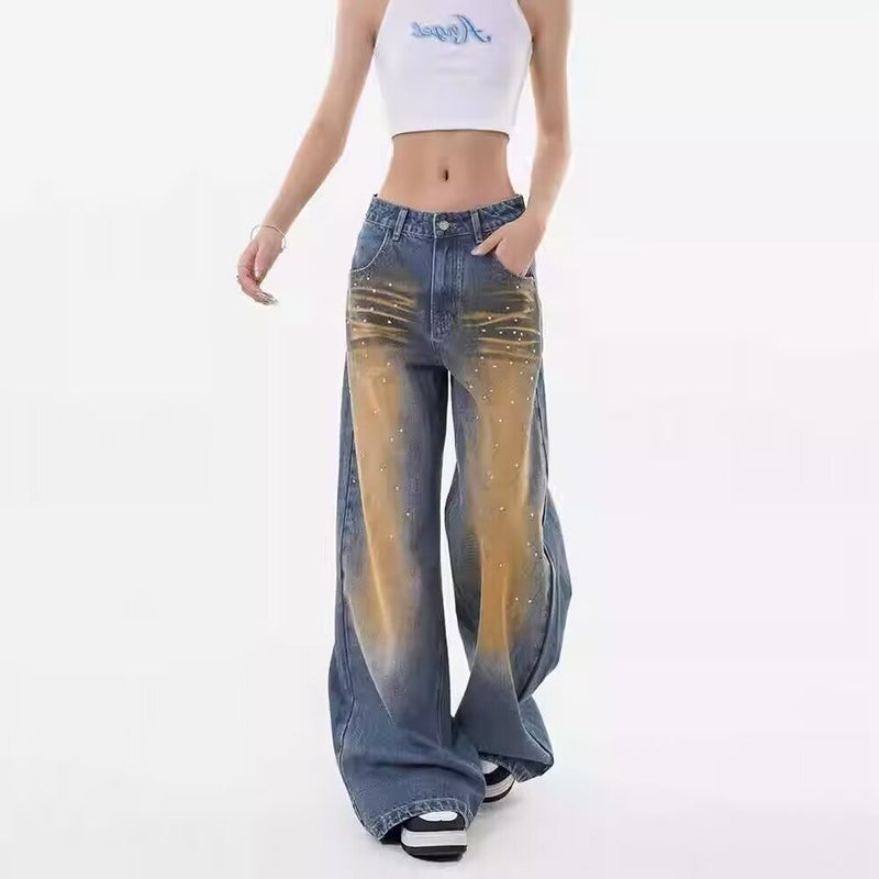Unisex Casual Daily Denim Jeans - Image 1